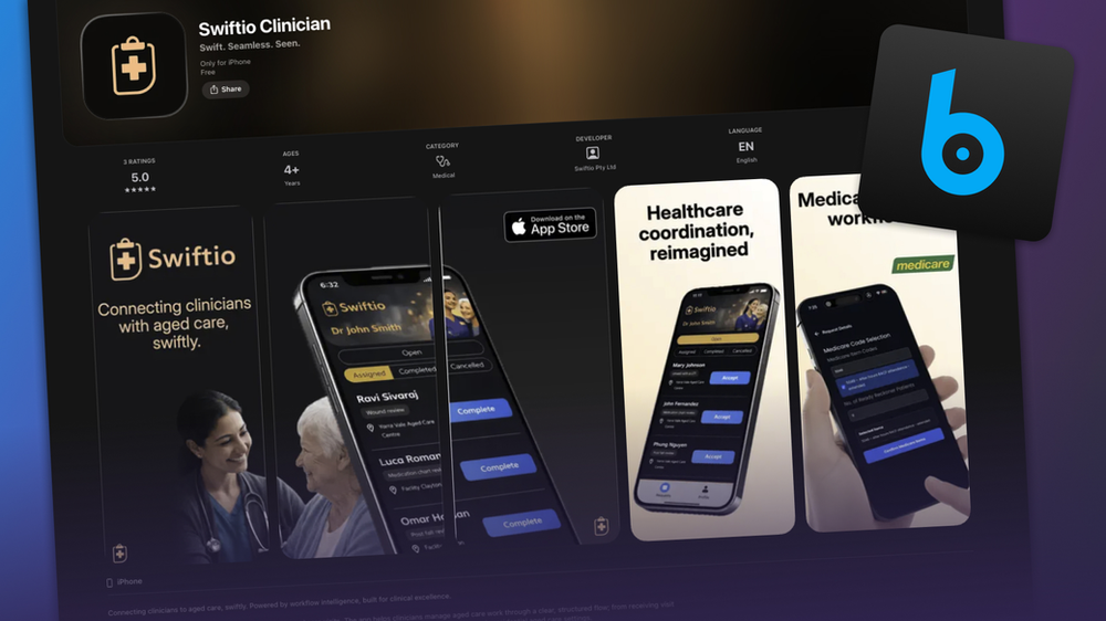 Swiftio: Connecting clinicians with aged care through one shared platform